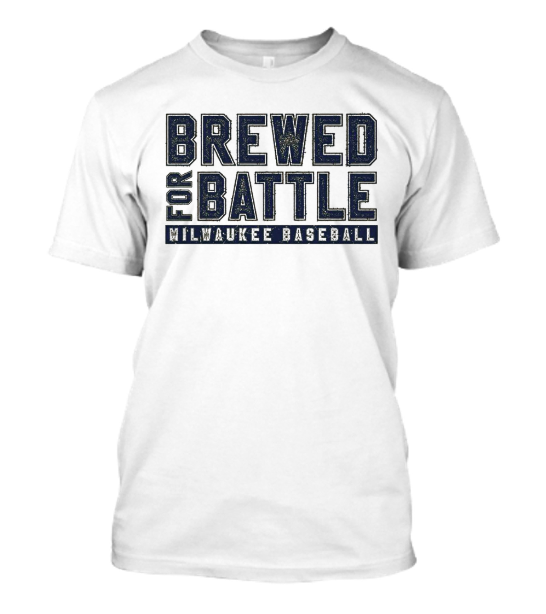 Brewed For Battle Milwaukee Baseball T-Shirt
