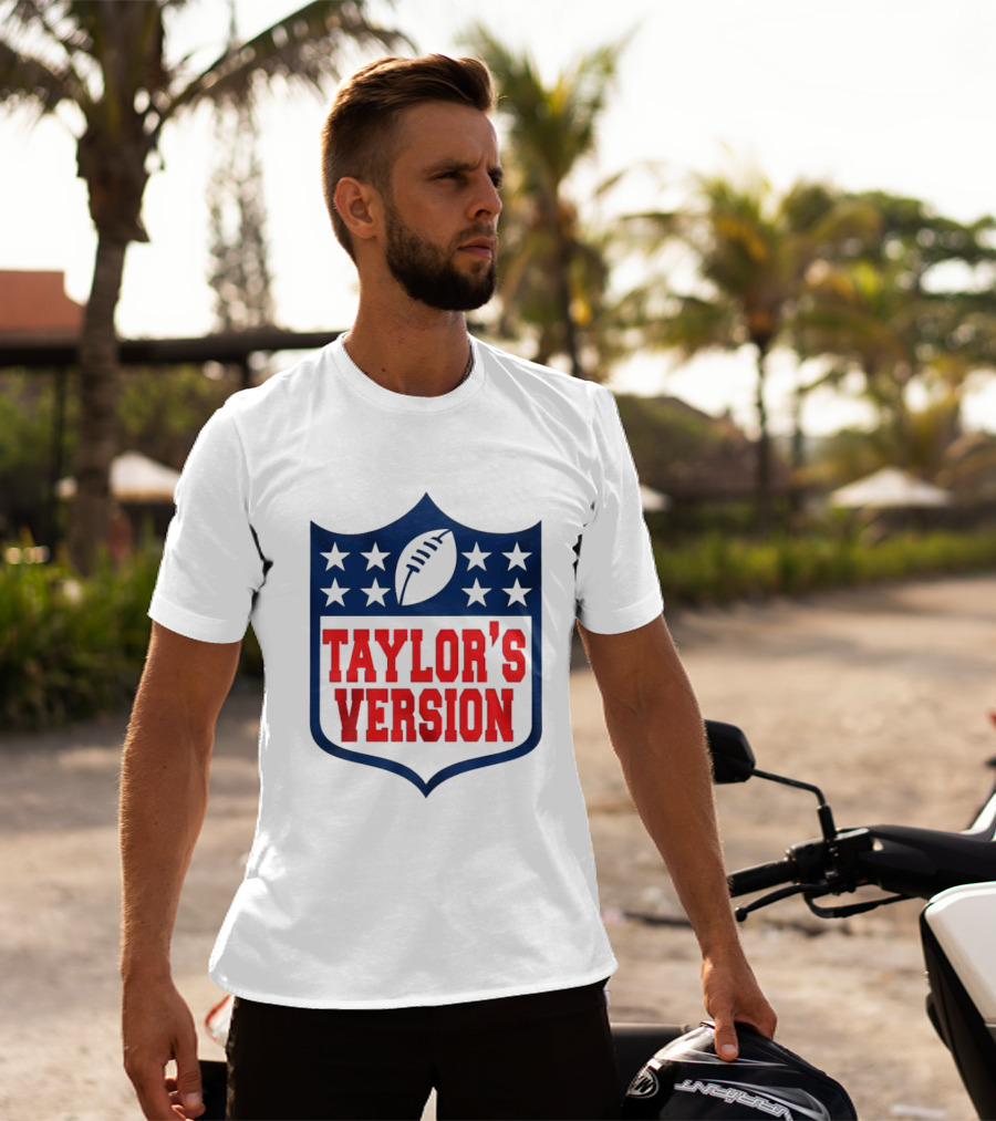 Taylor's Version Football Shield NFL T-Shirt