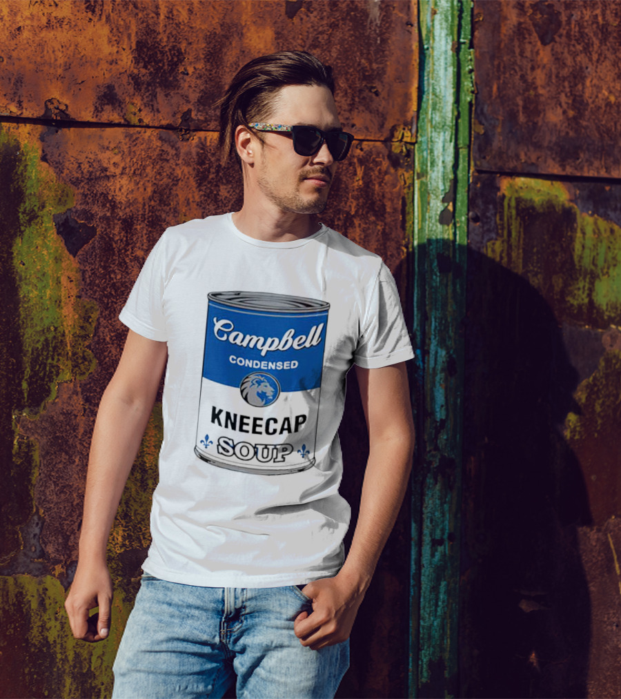 Campbell Condensed Kneecap Soup Lions Fan T-Shirt