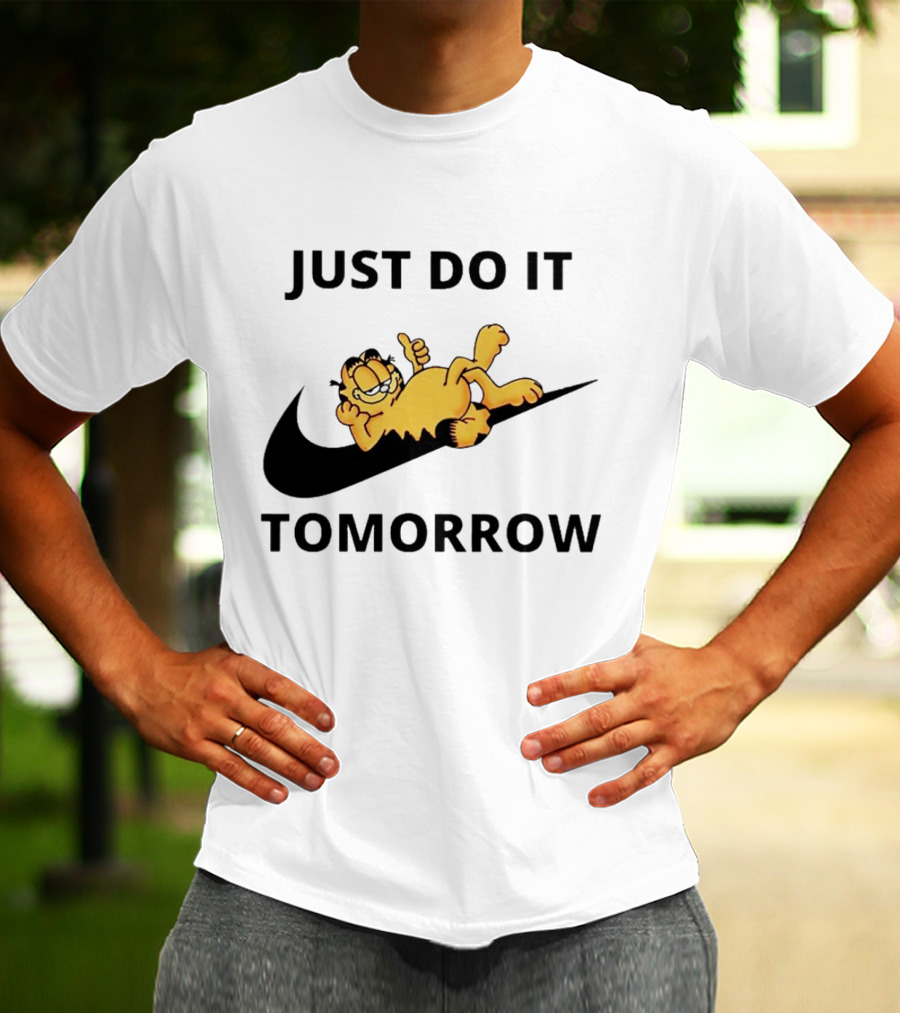 Garfield Just Do It Tomorrow T-Shirt