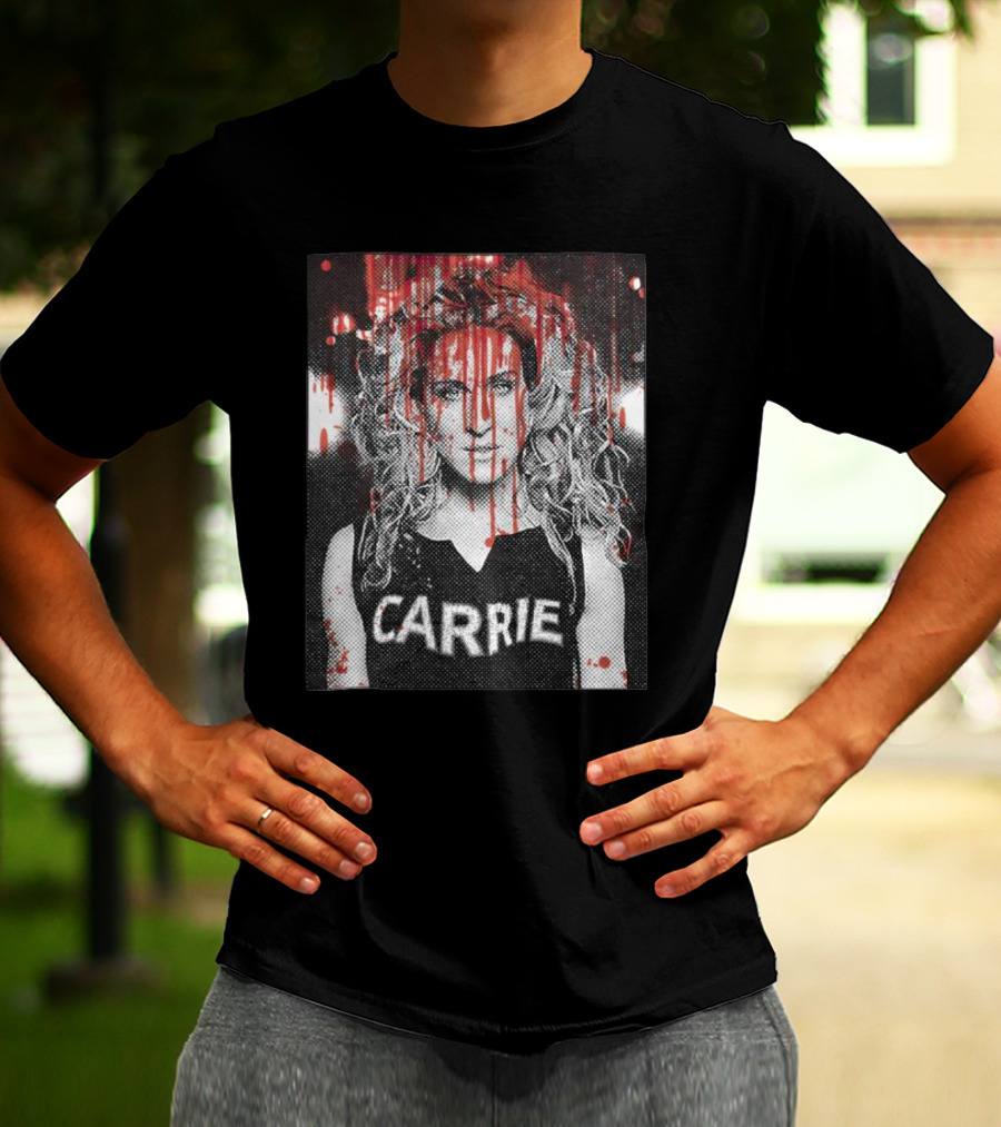 Carrie Horror Movie Blood Splatter T-Shirt