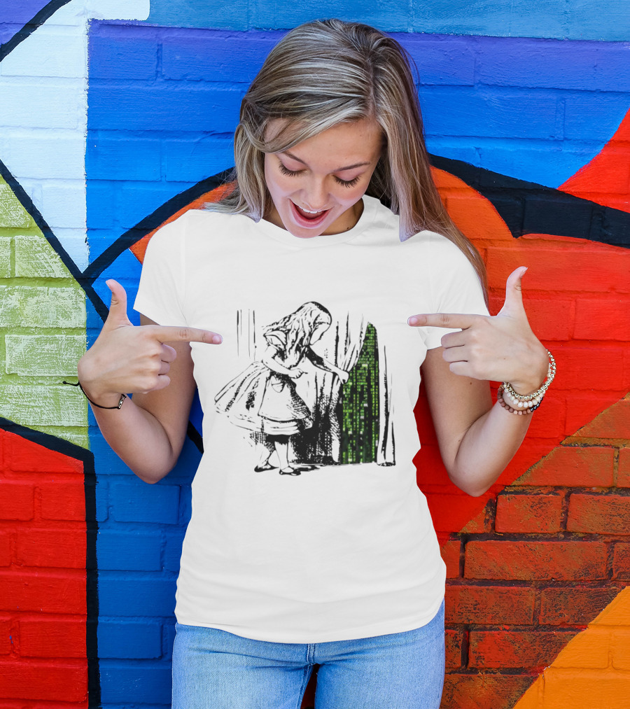 Alice Enters The Matrix New World T-Shirt