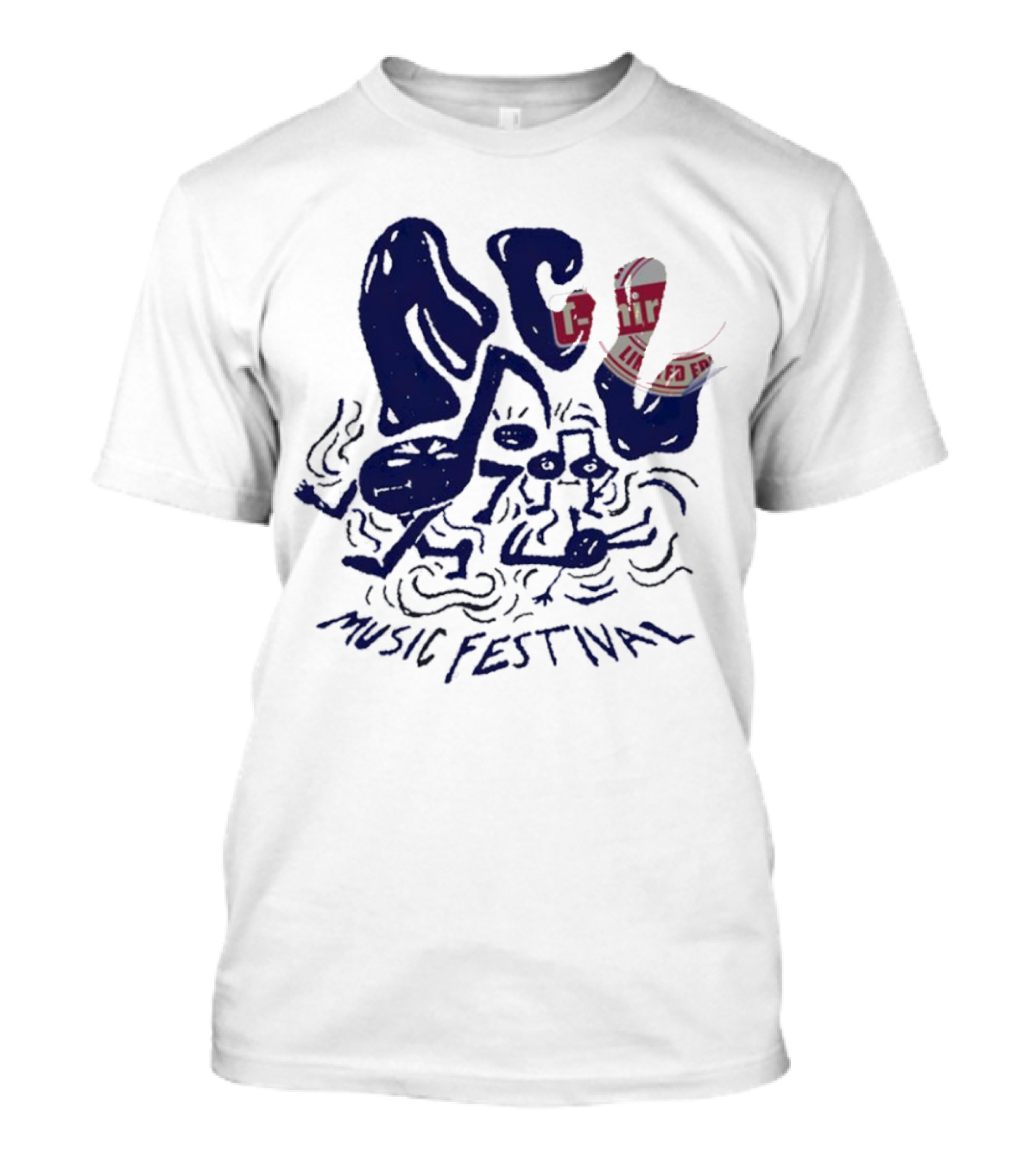 ACL Music Festival Flamingo Character Style Merch T-Shirt