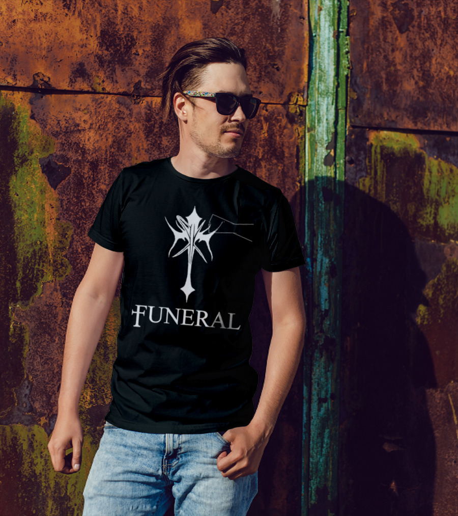 Basic Funeral Gothic Cross T-Shirt
