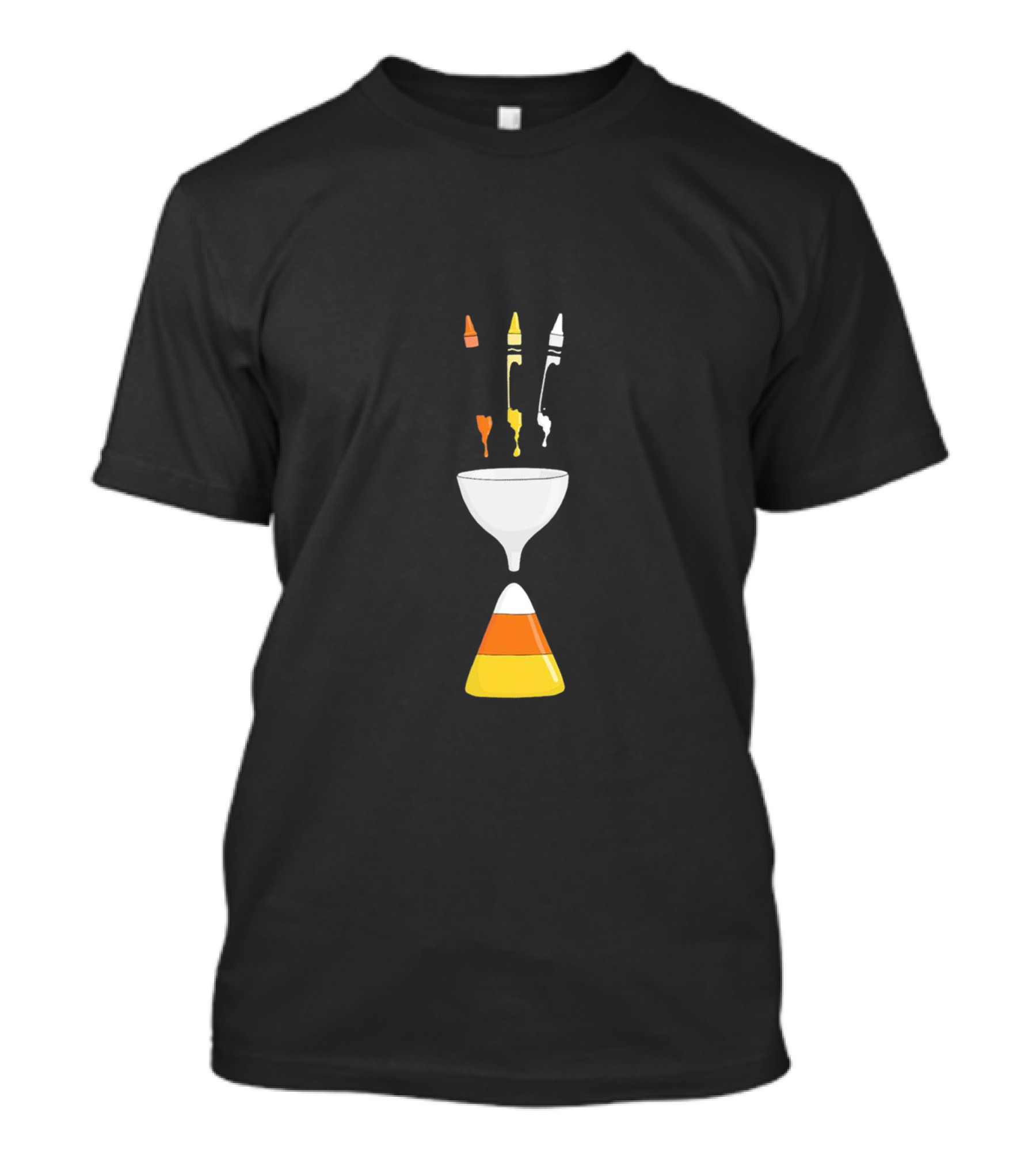 Crayondy Corn Candy Crayons And Candy Corn Fusion T-Shirt