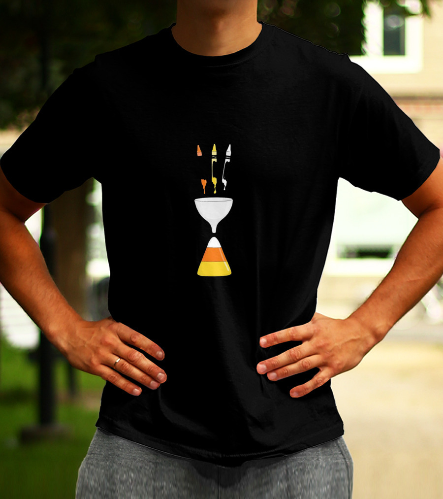 Crayondy Corn Candy Crayons And Candy Corn Fusion T-Shirt