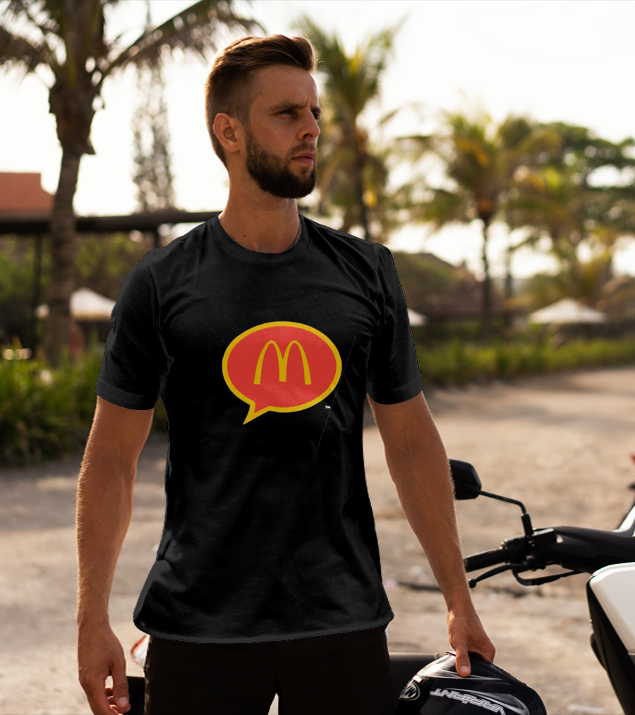McDonald's 90s Logo In Retro Speech Bubble T-Shirt