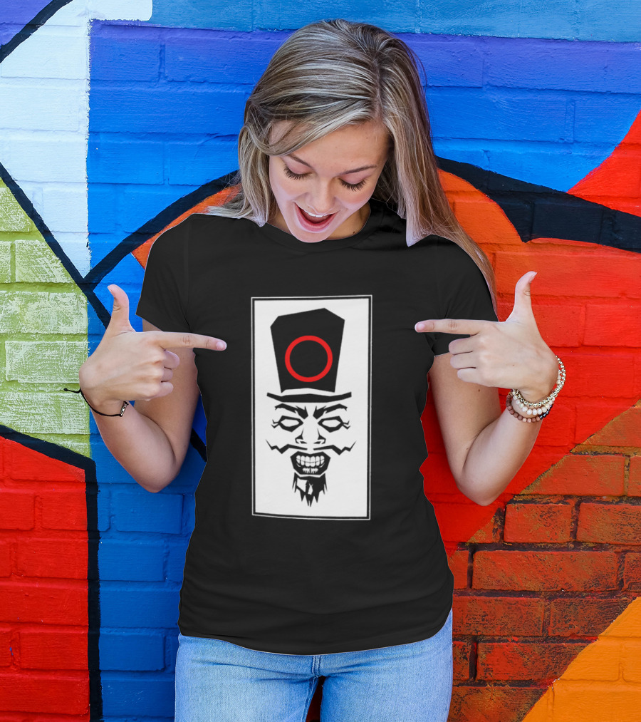 Uncle Howdy Creepy Graphic Mineral Wash Revel In What You Are T-Shirt