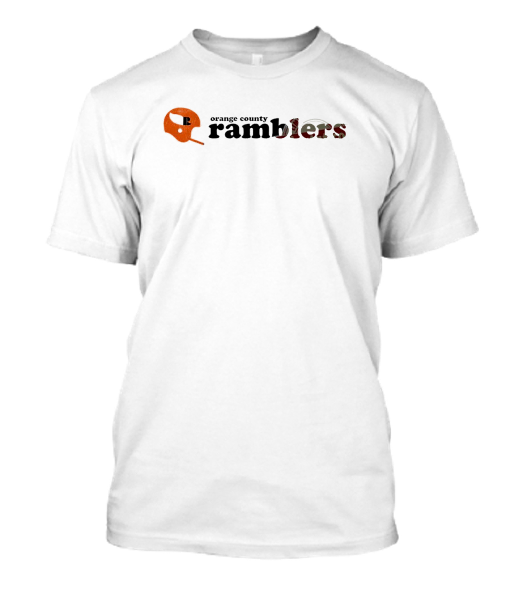 Orange County Ramblers Helmet And Camouflage T-Shirt
