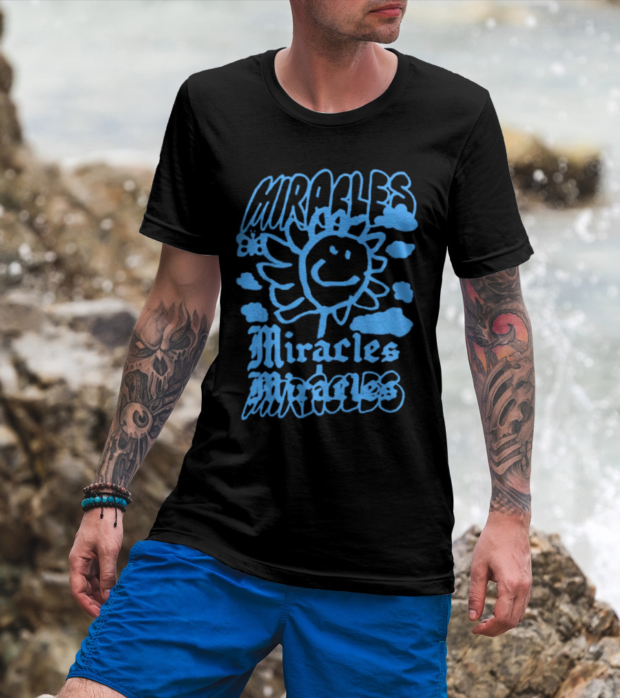Miracles Flower Smile Clouds T-Shirt