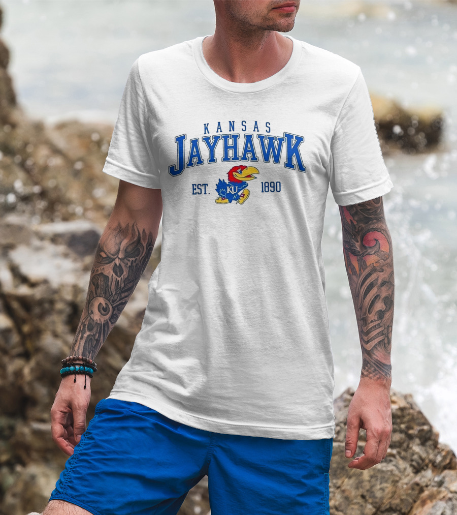 Kansas Jayhawk Est 1890 KU T-Shirt