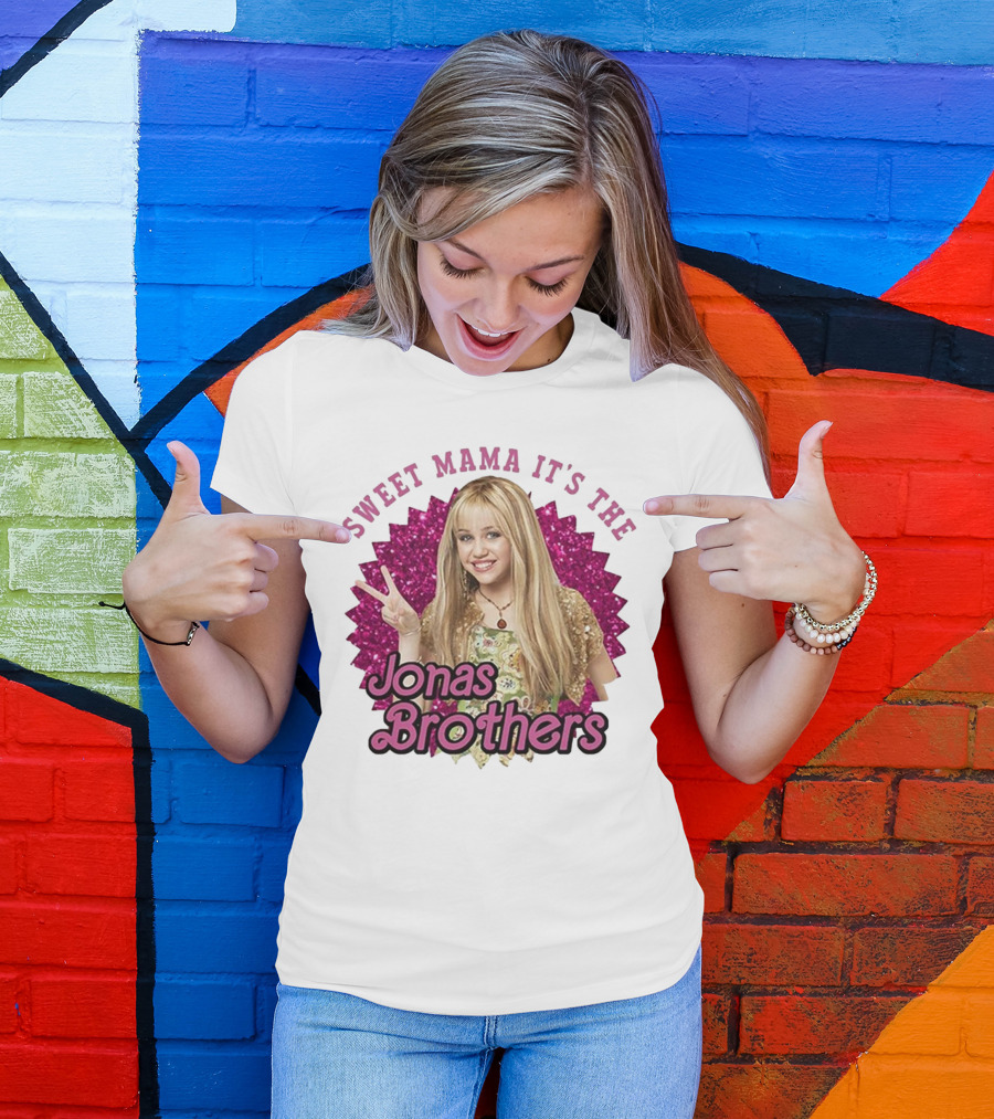 Sweet Mama It's The Jonas Brothers Hannah Montana Crossover Merch T-Shirt