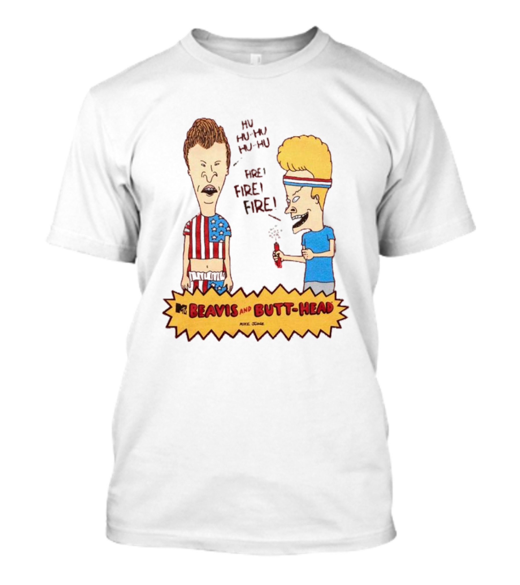 MTV Beavis And Butt-Head Fireworks Fire Fire T-Shirt