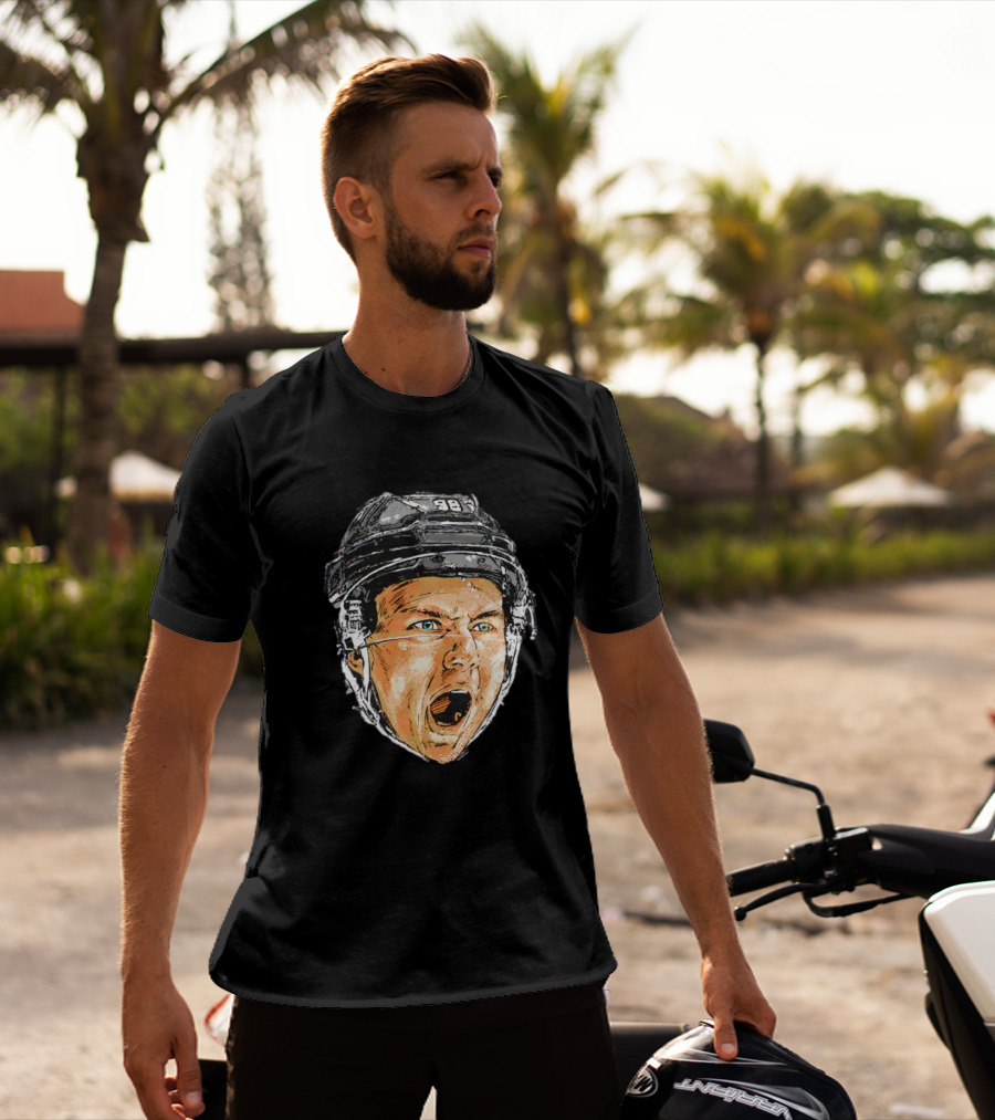 Connor Bedard Chicago Blackhawks 98 Scream T-Shirt
