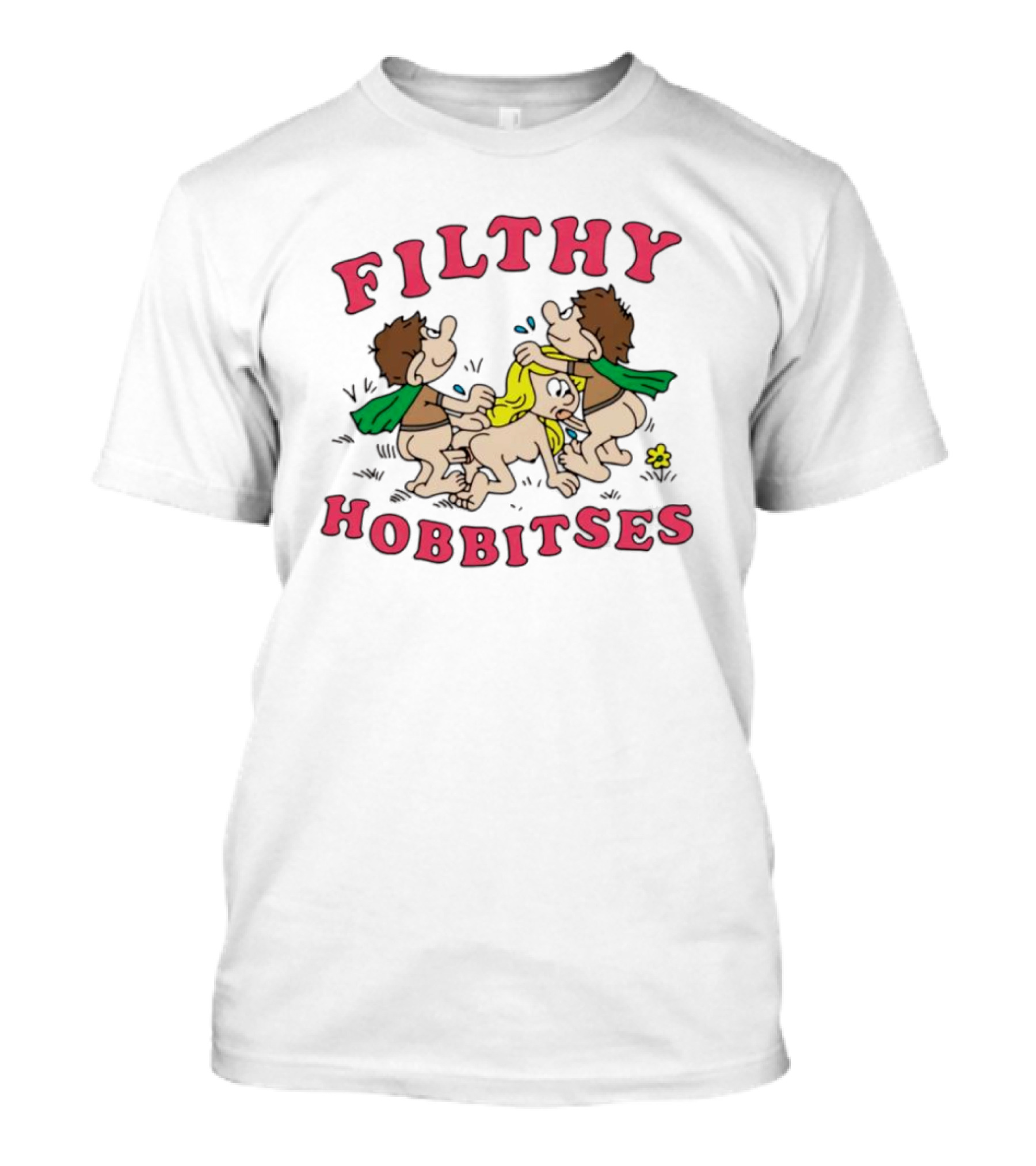 FILTHY HOBBITSES Classic Comic Style Frodo And Sam T-Shirt