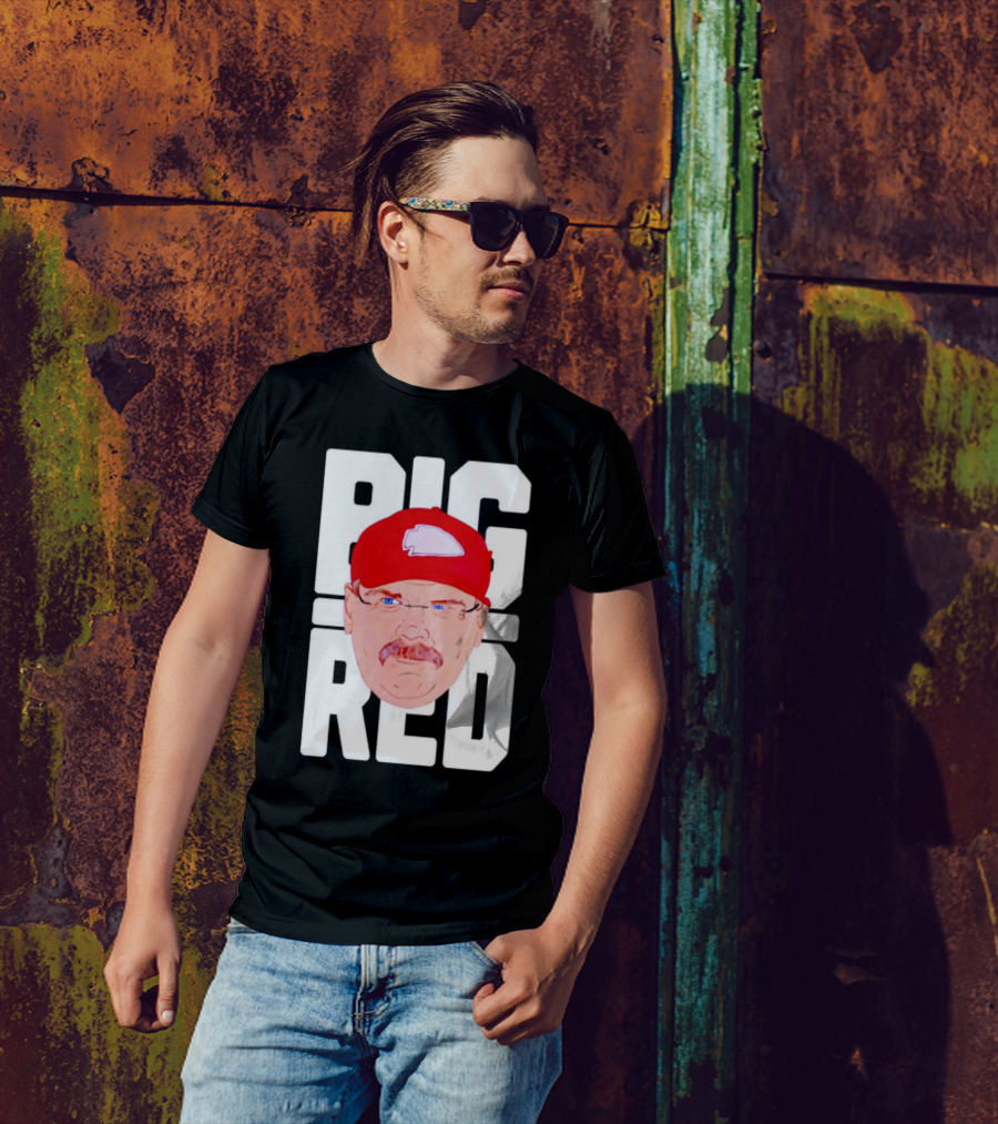 Big Red Football Coach Mavericks T-Shirt