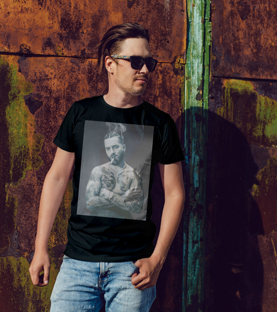 Maluma Don Juan Smoke Tattoo Tour T-Shirt