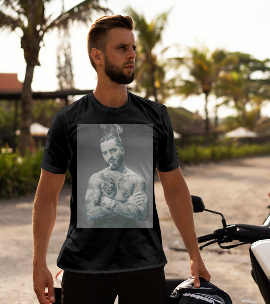 Maluma Don Juan Smoke Tattoo Tour T-Shirt