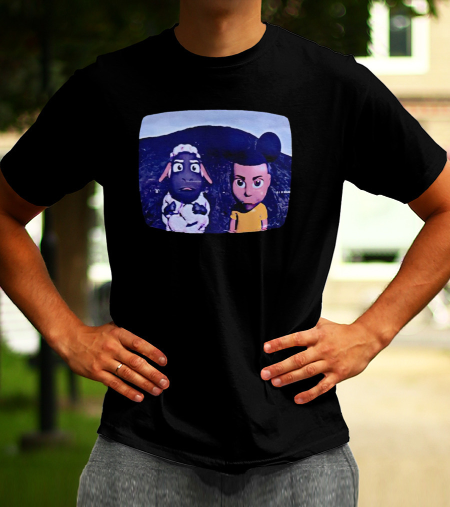 Amanda The Adventurer TV Show Retro Cartoon Character Duo T-Shirt