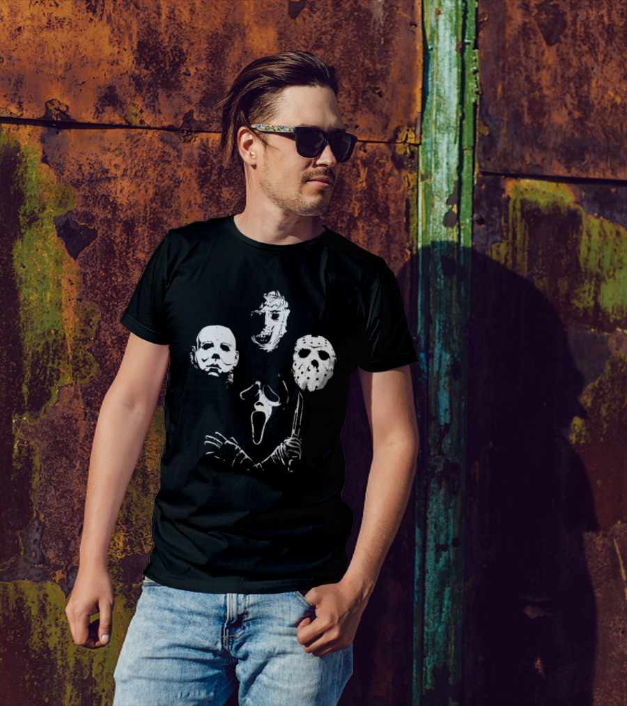 Leatherface Michael Myers Jason Voorhees Ghostface Bohemian Killers T-Shirt