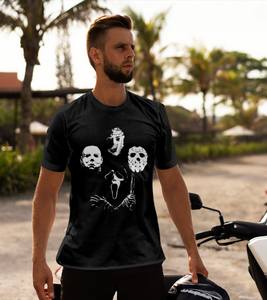 Leatherface Michael Myers Jason Voorhees Ghostface Bohemian Killers T-Shirt