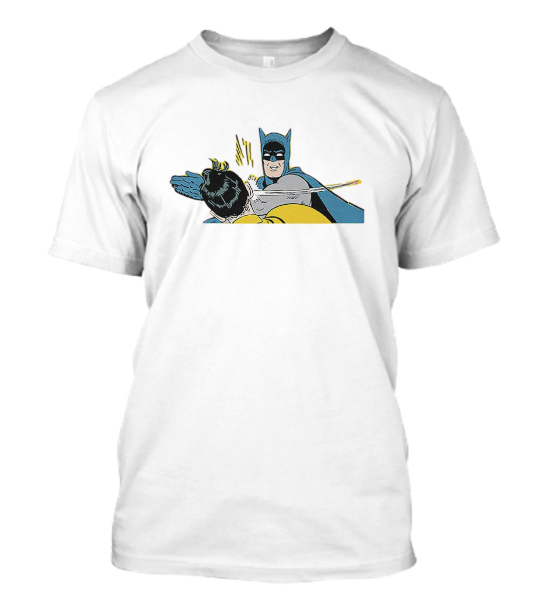 Batman Slapping Robin Comic Classic Meme Panel T-Shirt