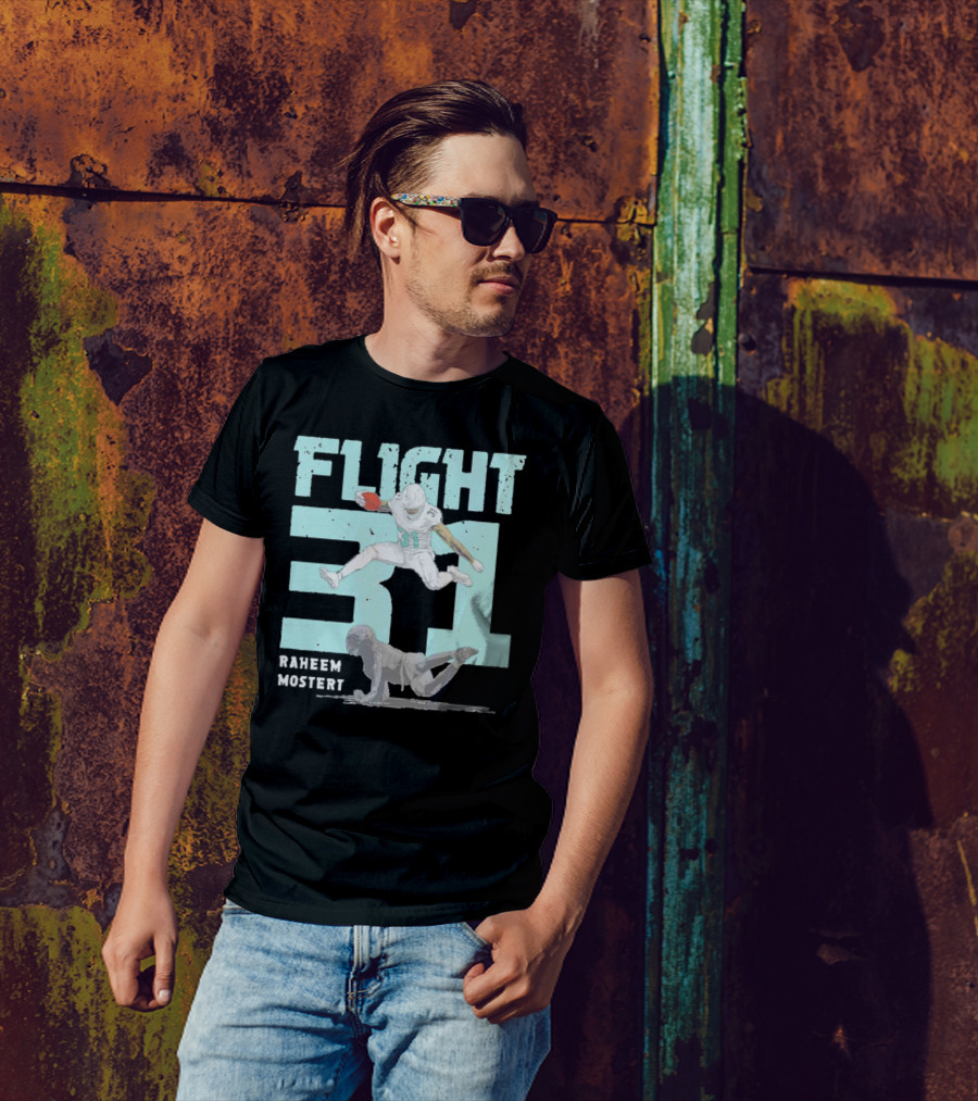 Raheem Mostert Flight 31 Miami Football T-Shirt