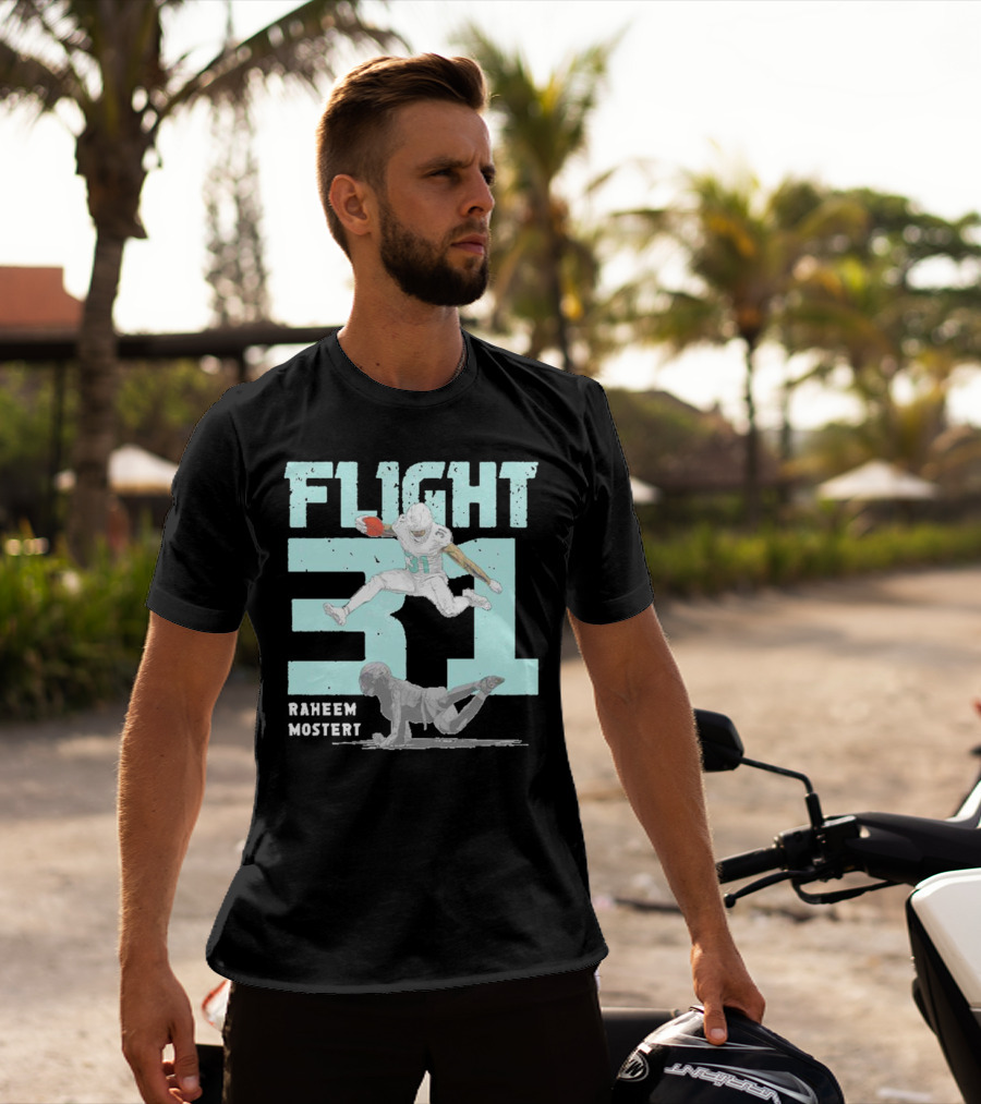 Raheem Mostert Flight 31 Miami Football T-Shirt
