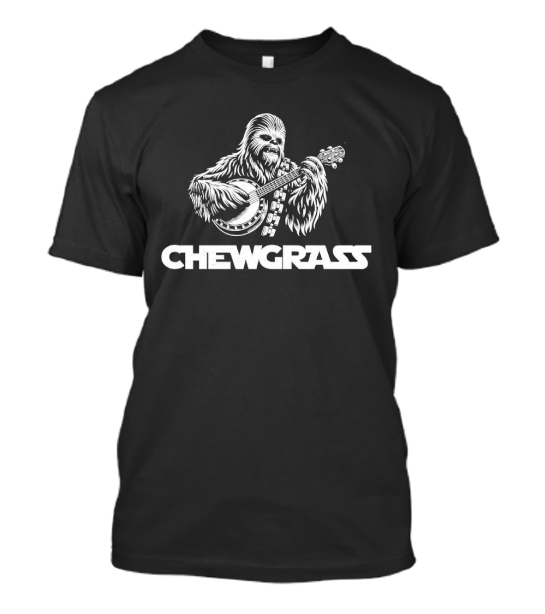 Star Wars Chewgrass Banjo Playing Chewbacca T-Shirt