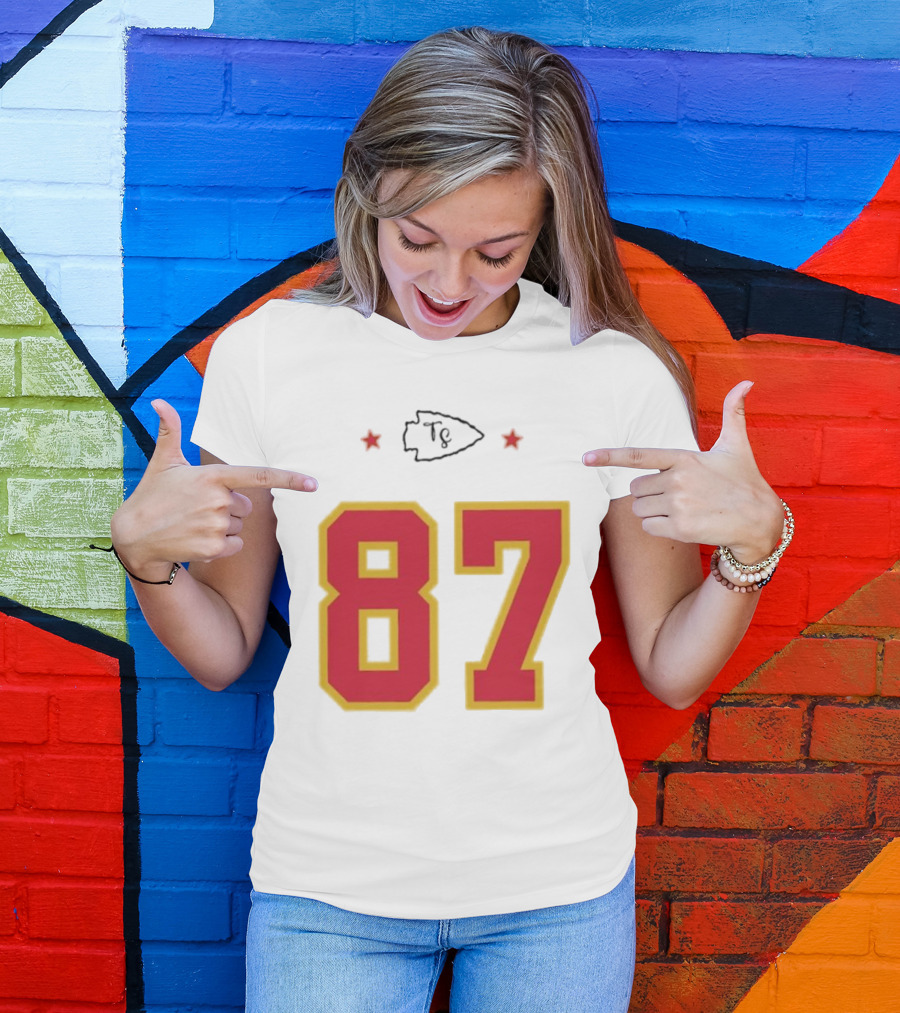 Travis Kelce Jersey 87 Chiefs Swift Kelce 87 T-Shirt