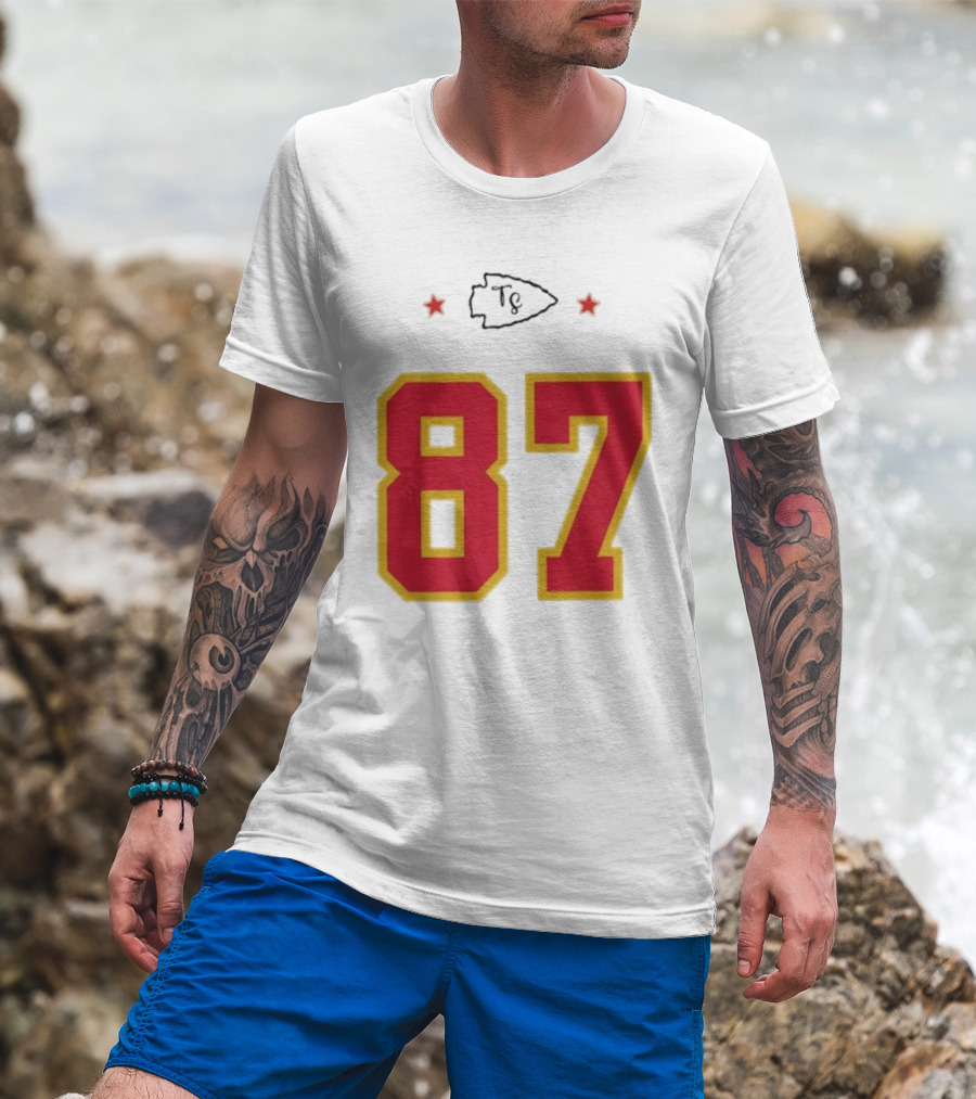 Travis Kelce Jersey 87 Chiefs Swift Kelce 87 T-Shirt