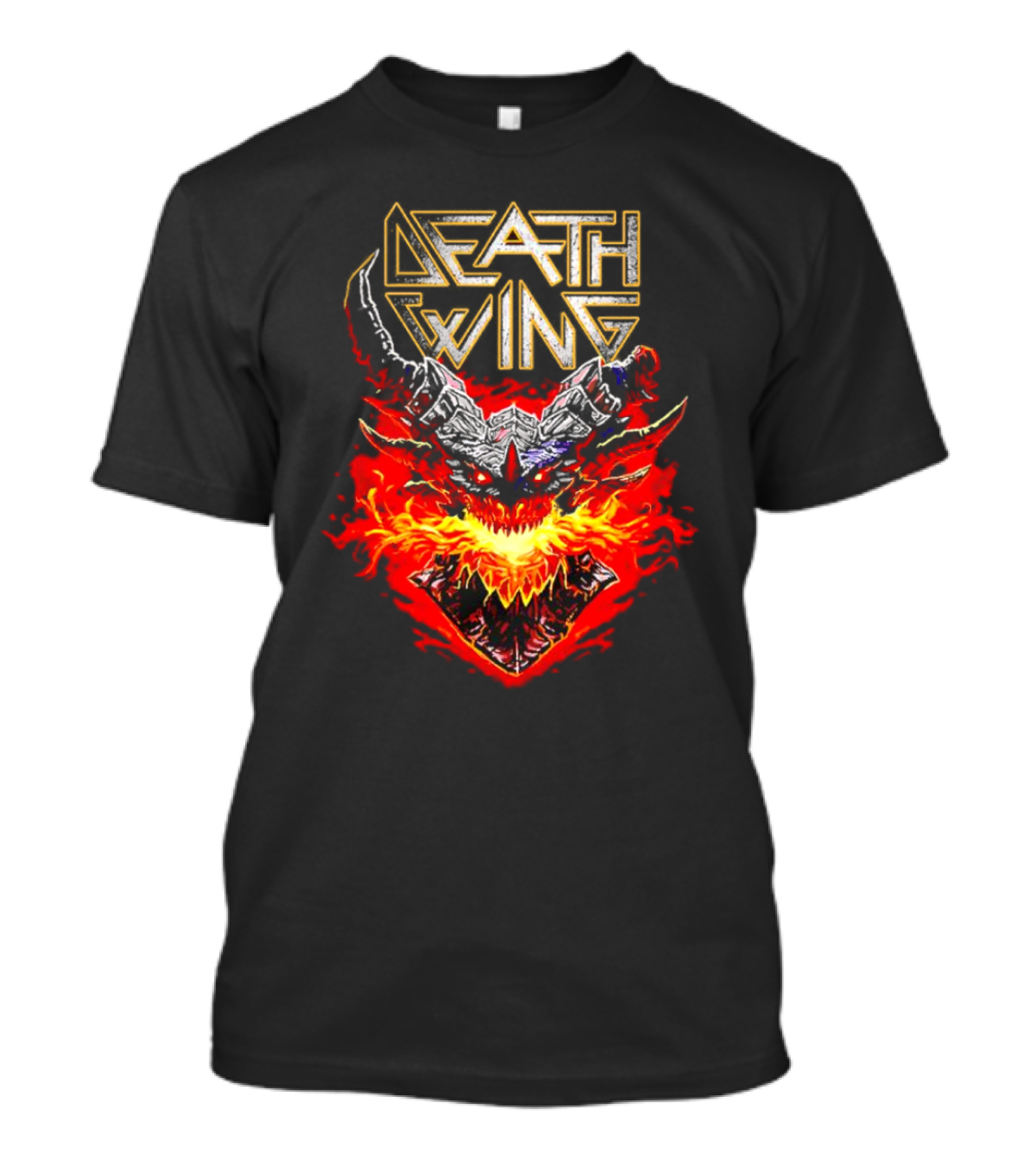 Blizzard Gear World Of Warcraft Deathwing Fiery Metal-Inspired Emblem T-Shirt