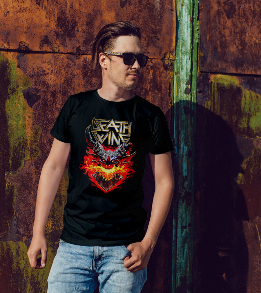 Blizzard Gear World Of Warcraft Deathwing Fiery Metal-Inspired Emblem T-Shirt