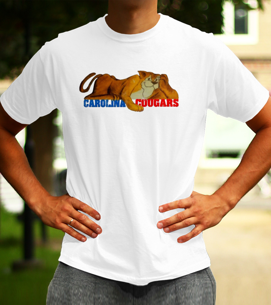 Carolina Cougars Vintage Mascot Retro T-Shirt