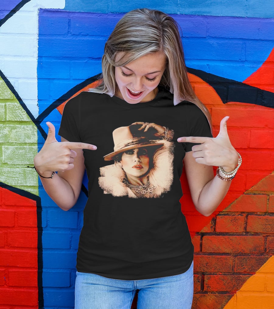 Jennifer Lopez Fur Coat And Hat Style Now T-Shirt