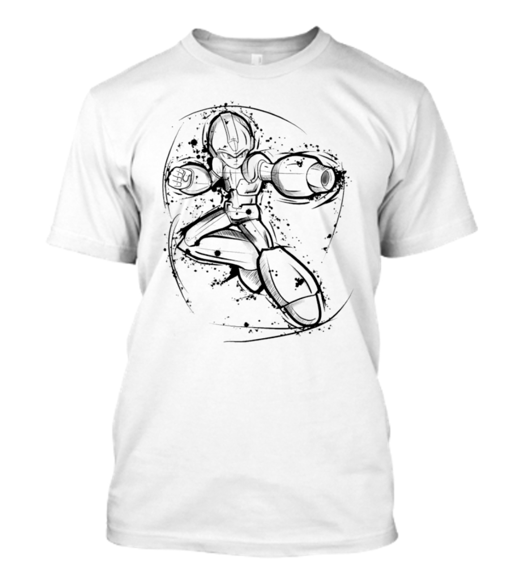 Mega Man Rockman Dynamic Sketch T-Shirt