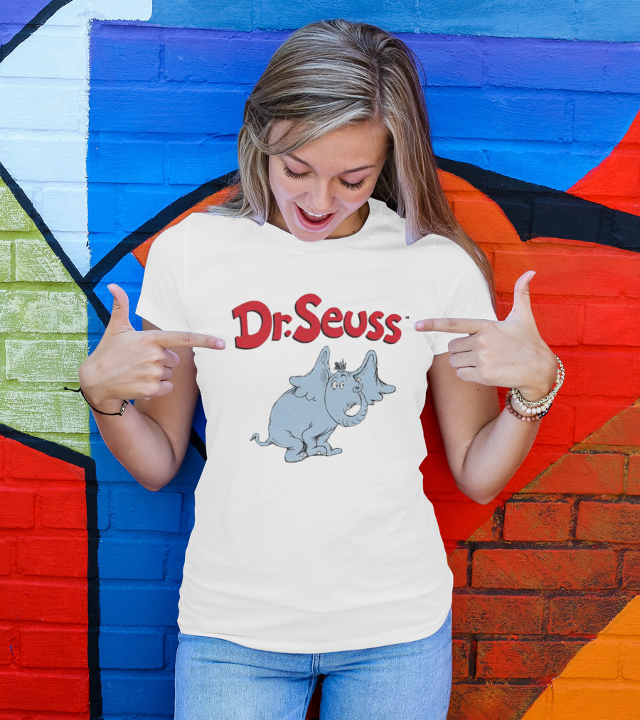 Dr. Seuss Horton Blue Elephant Classic T-Shirt