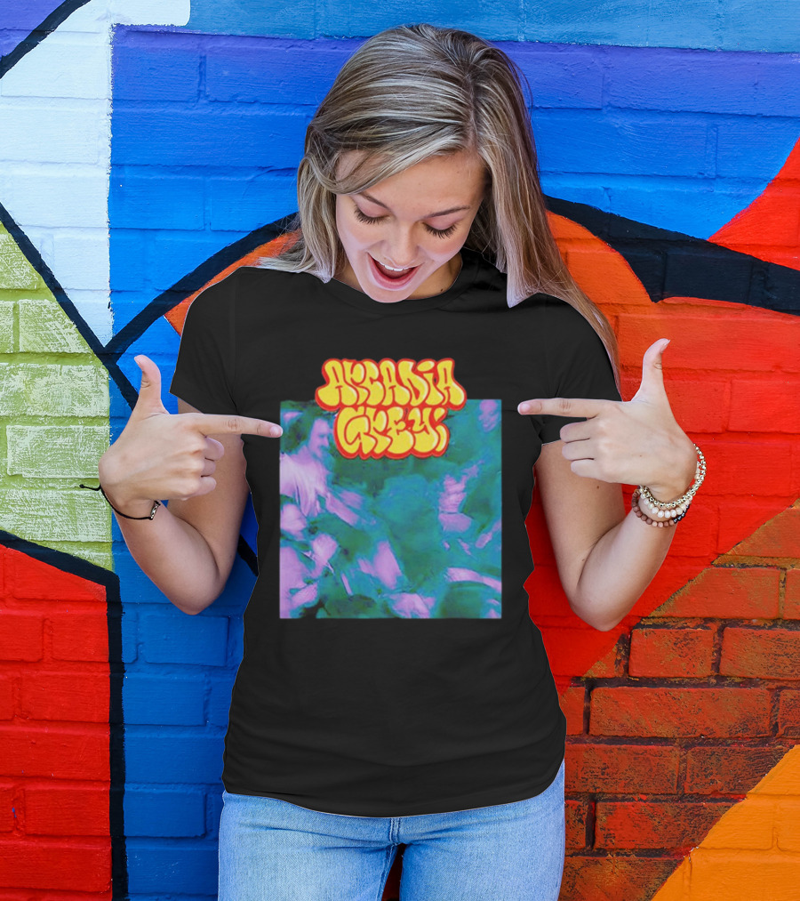 Arcadia Grey Graffiti Smart Punk Concept Psychedelic Vibes T-Shirt