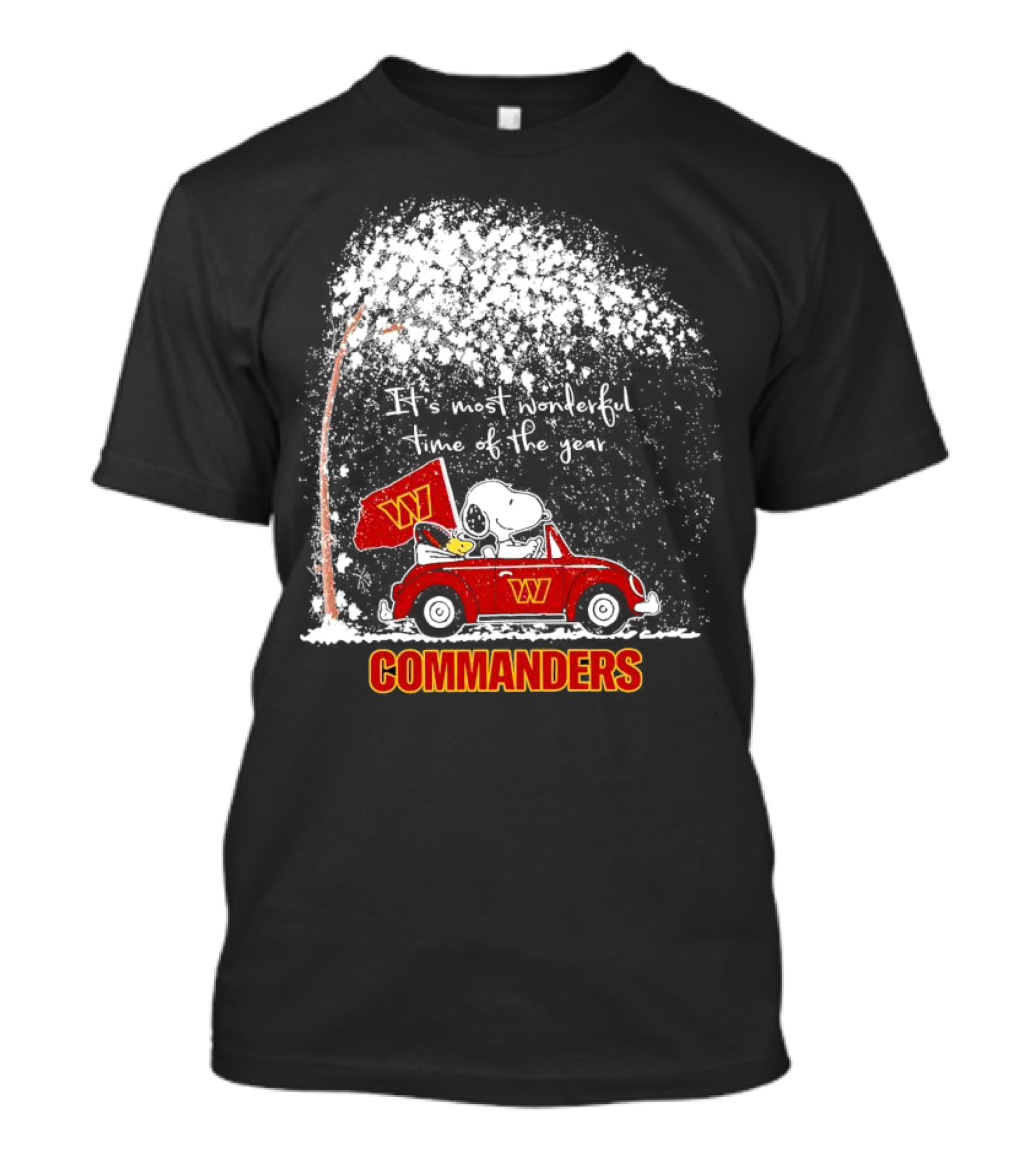 Snoopy And Woodstock Commanders Winter Wonderful Time Of The Year T-Shirt