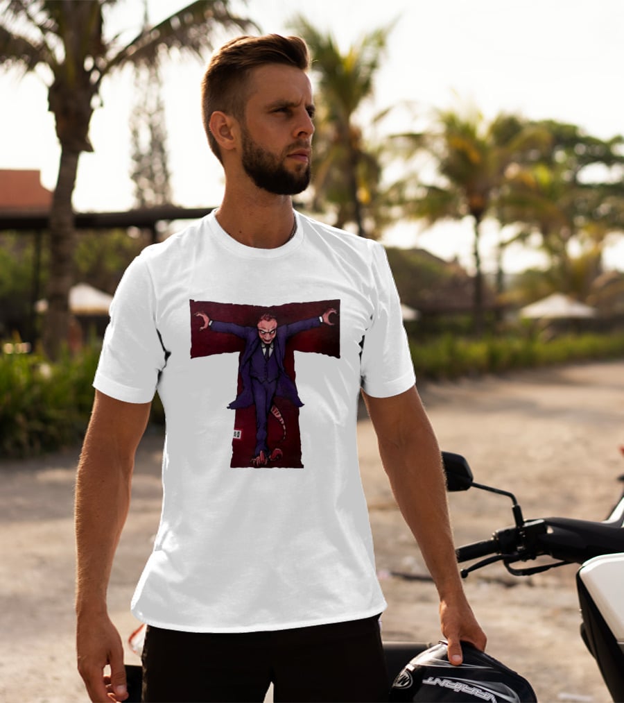 Torontosaurz Darkodon Suit-Clad T-Pose Character With Tail T-Shirt