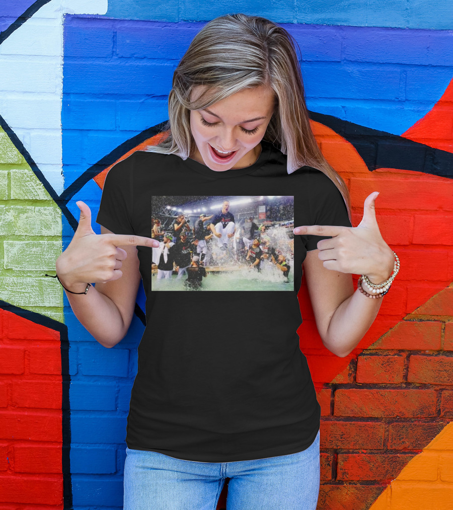 Trending Arizona Diamondbacks Players Celebrate NLDS Sweep Over Dodgers With Pool Party T-Shirt