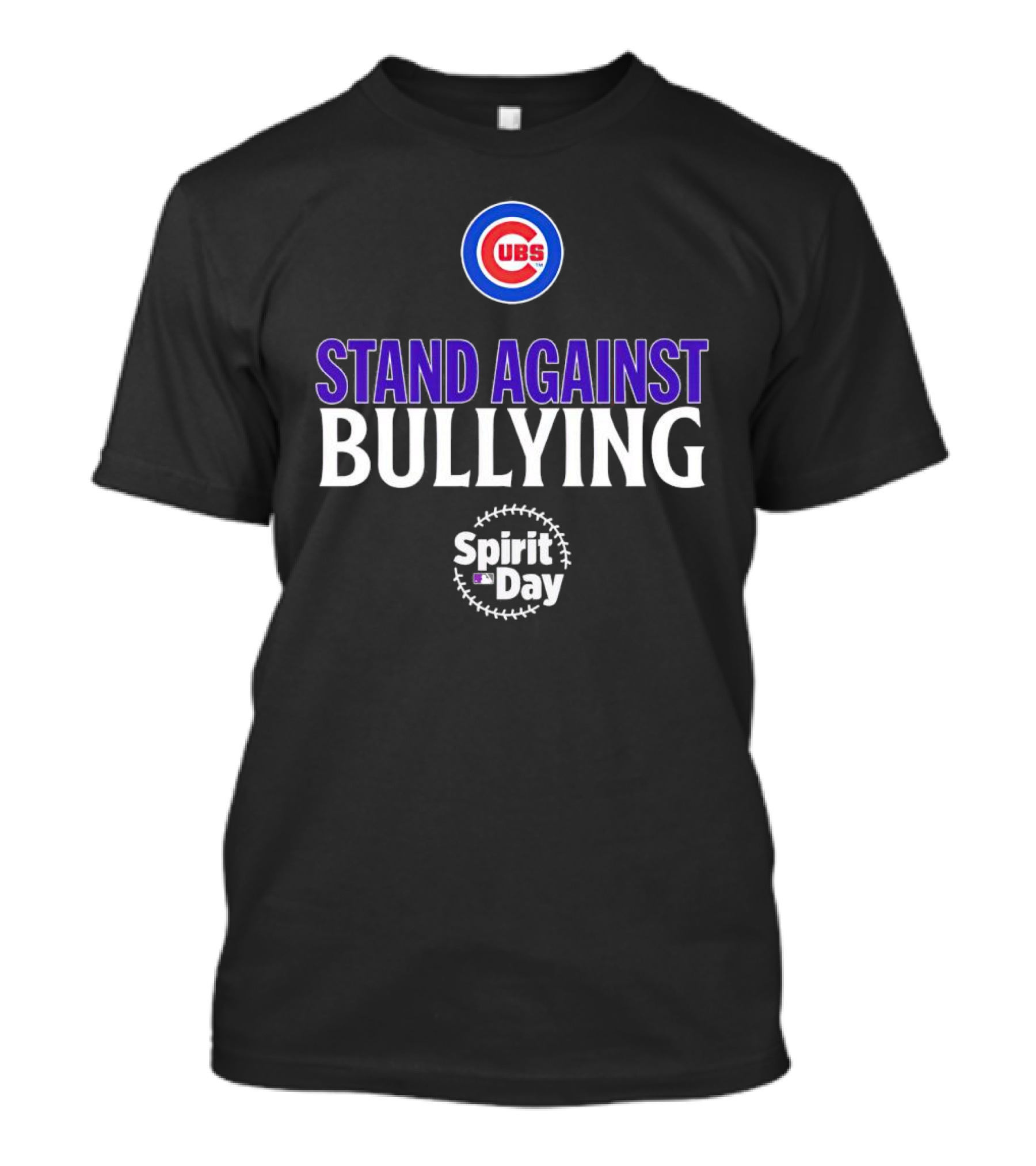 Chicago Cubs Stand Against Bullying Spirit Day T-Shirt