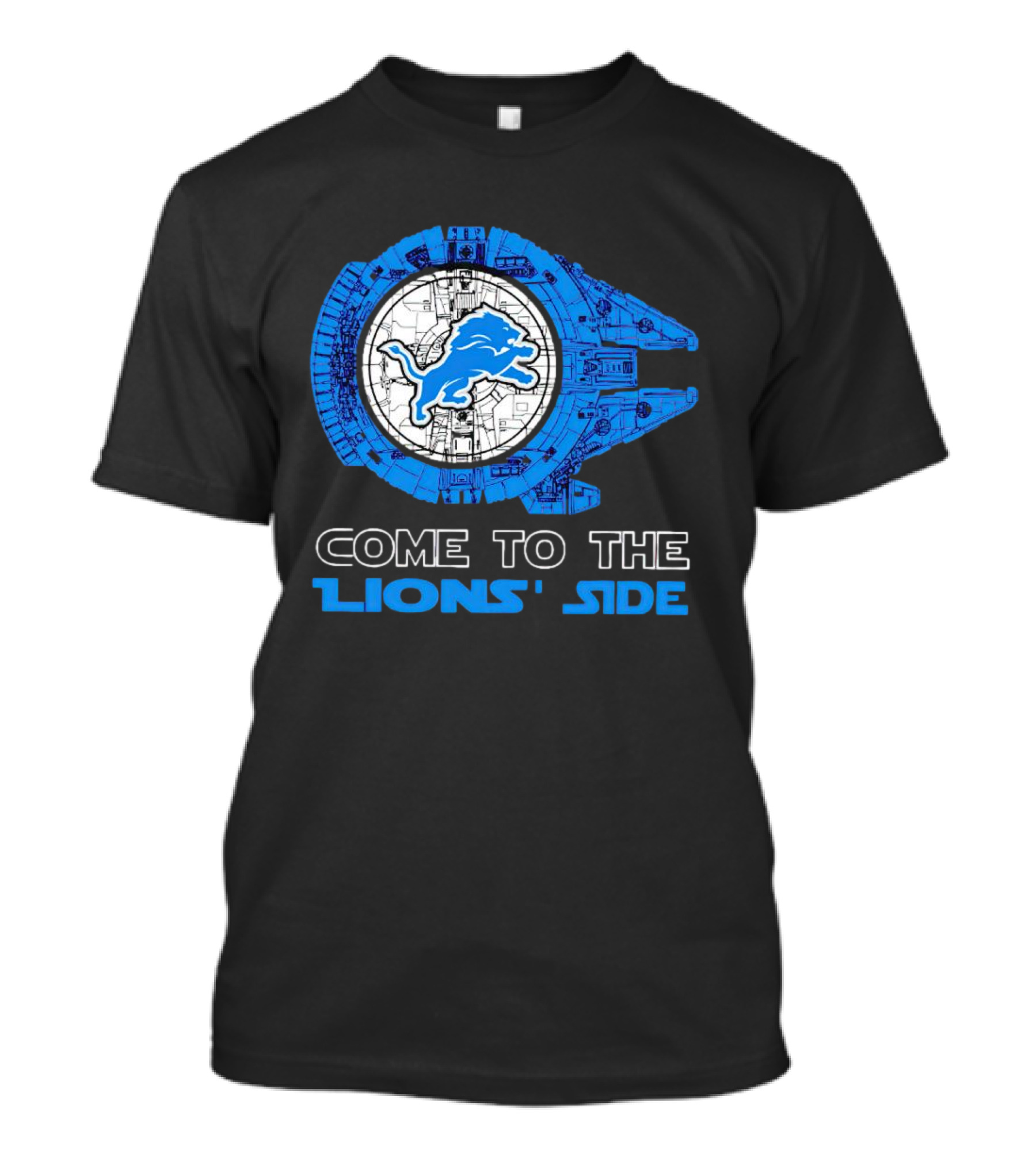 Come To The Lions' Side Millennium Falcon Crossover T-Shirt