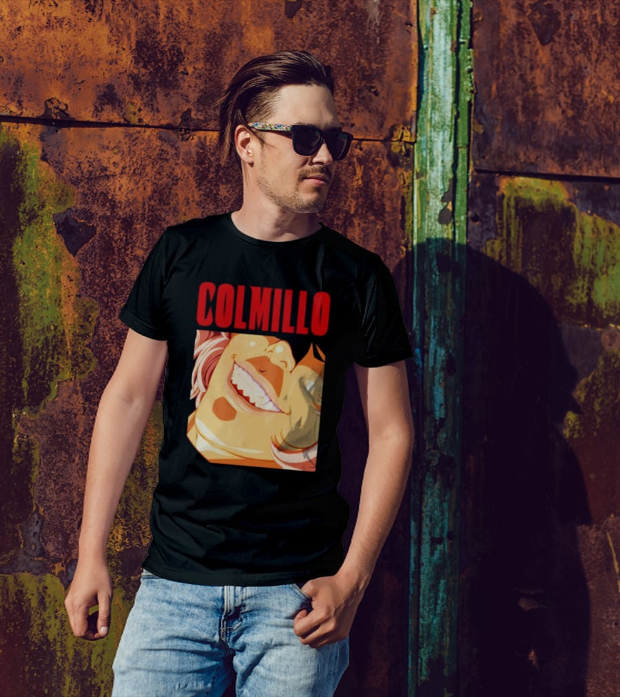 Trending Colmillo Anime Style Art Grinning Expression T-Shirt