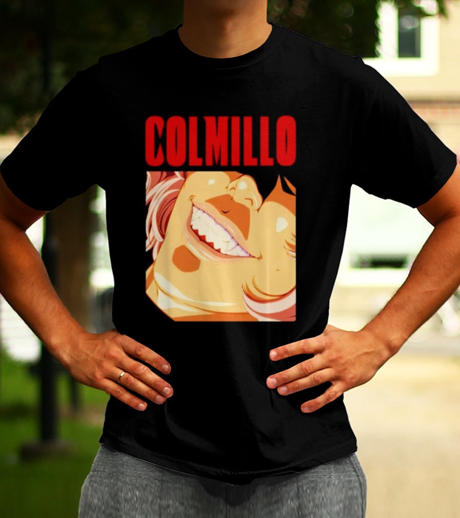 Trending Colmillo Anime Style Art Grinning Expression T-Shirt