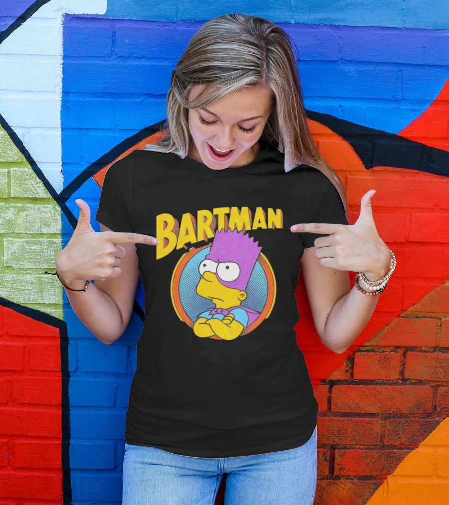 Bartman Simpsons Cartoon Superhero Iconic Character T-Shirt