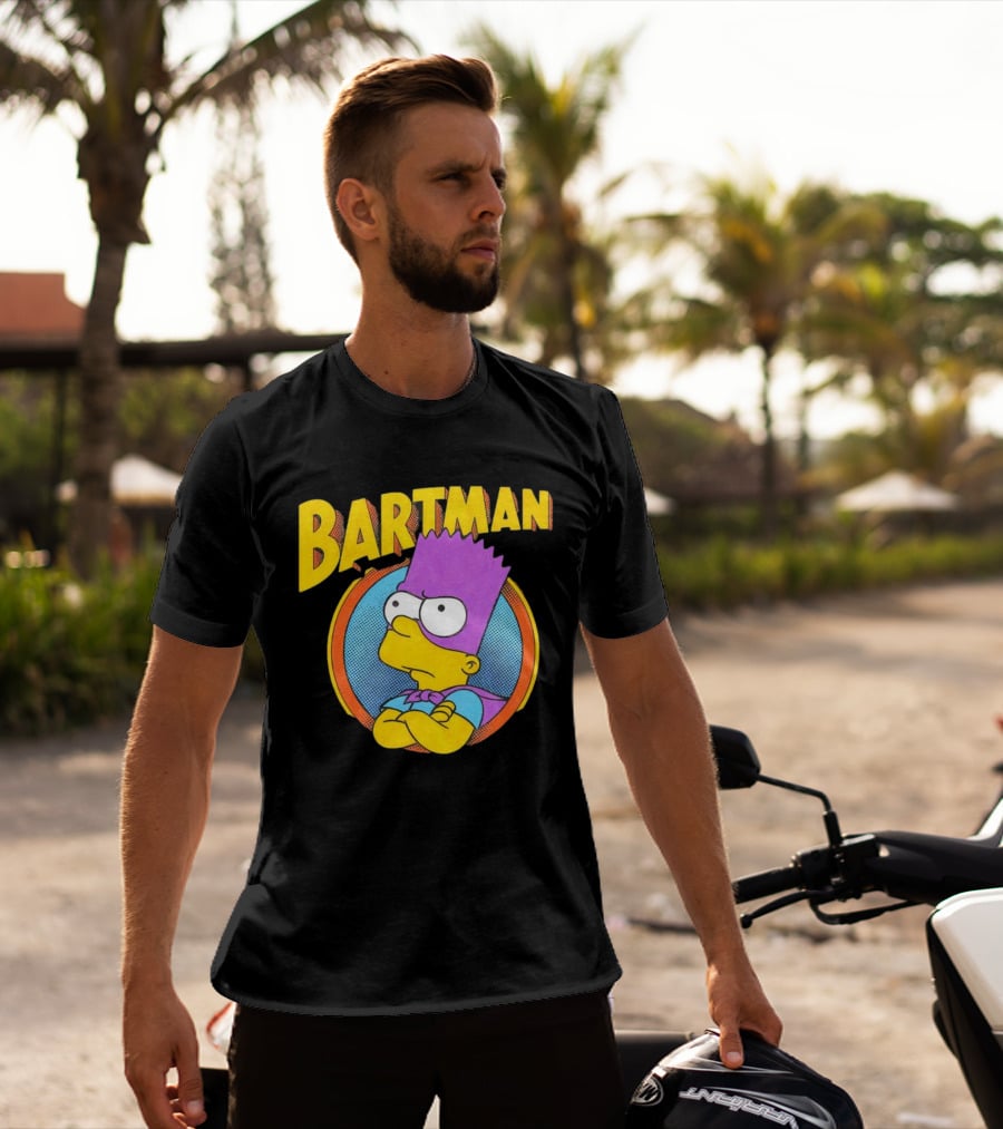 Bartman Simpsons Cartoon Superhero Iconic Character T-Shirt