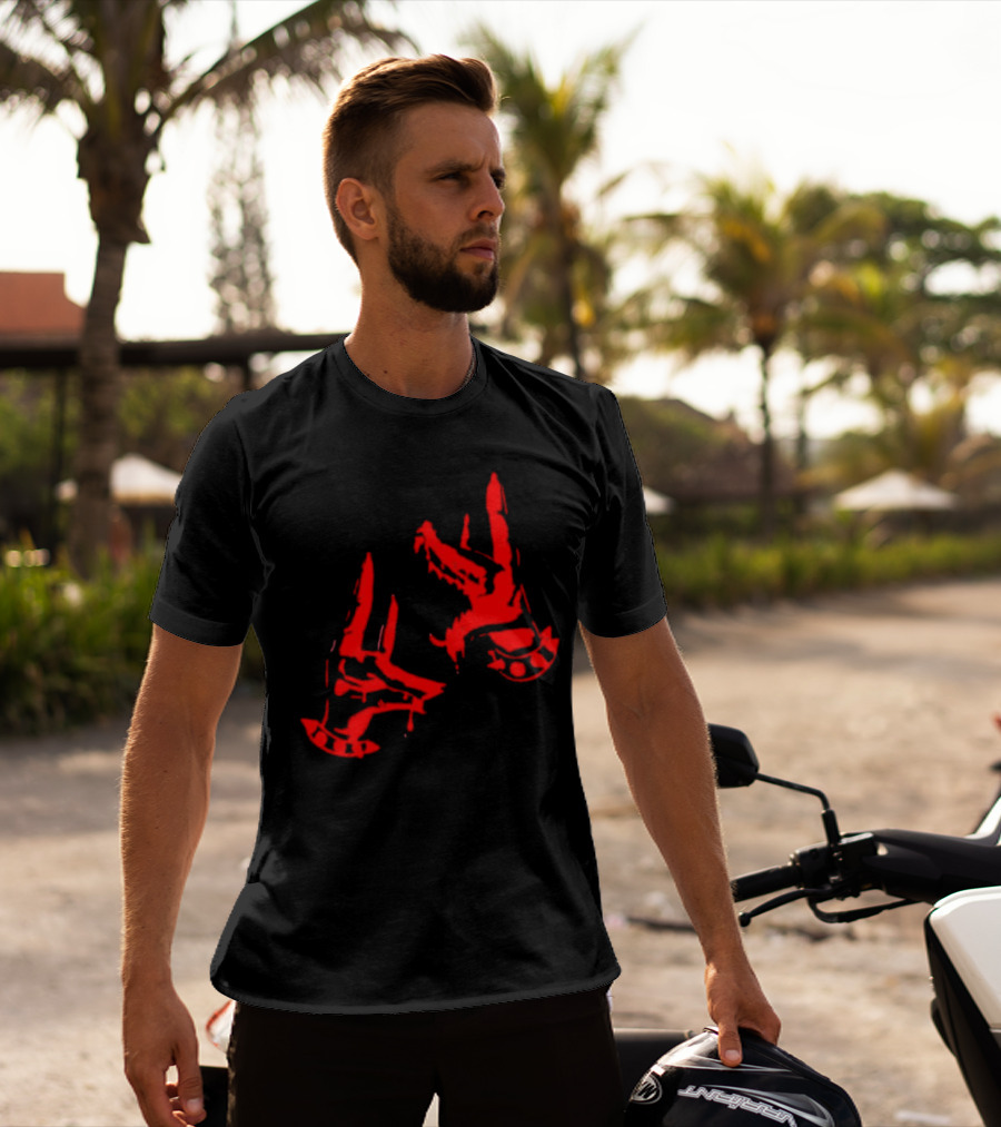 Paradox Bad Dog Cerberus Heads Red T-Shirt