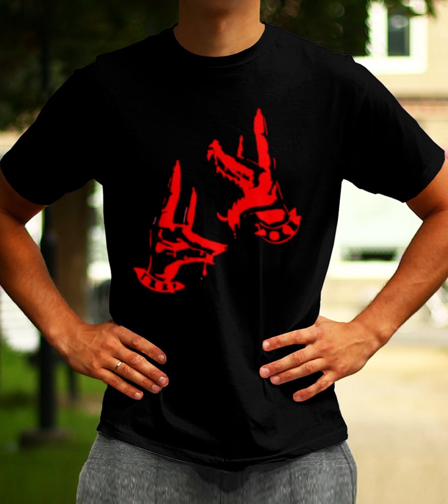 Paradox Bad Dog Cerberus Heads Red T-Shirt