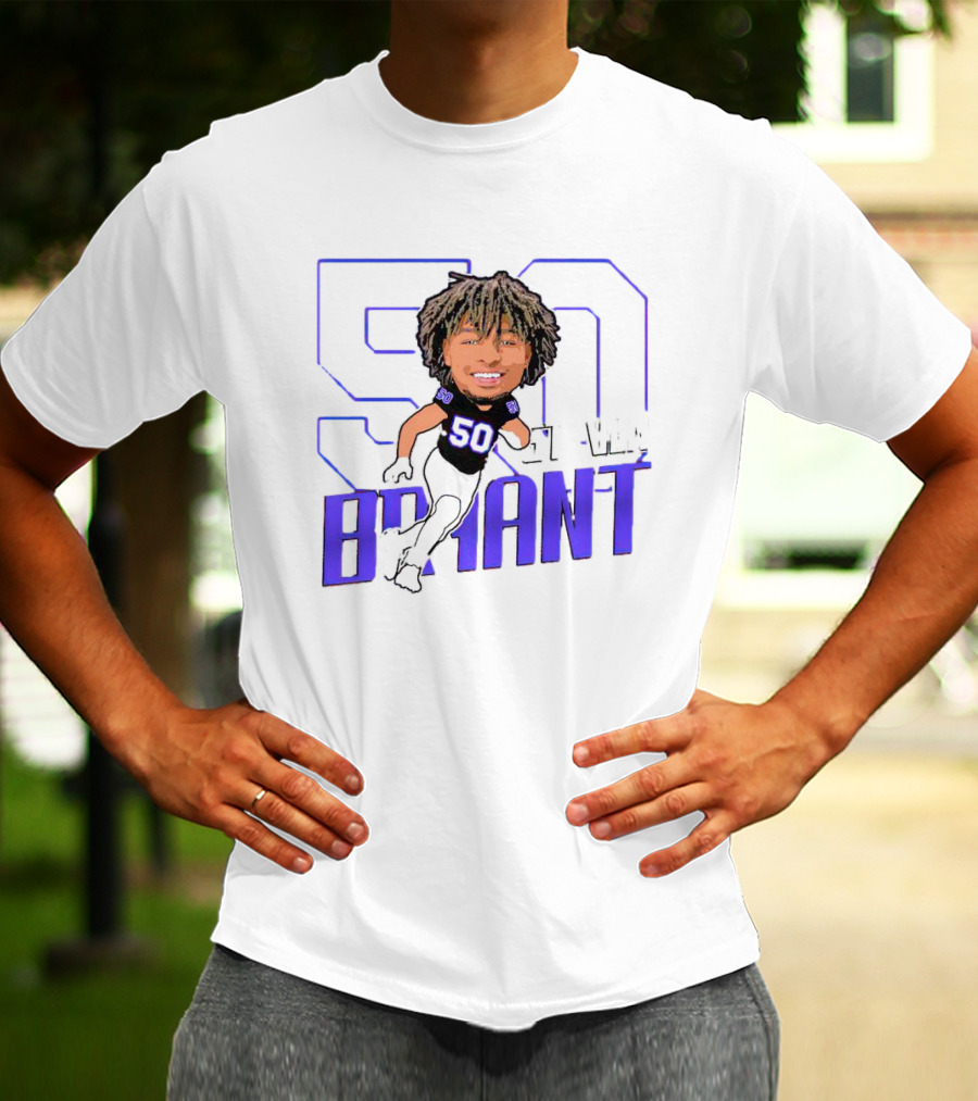 Support Weber State Defensive Lineman 50 Steven Bryant T-Shirt